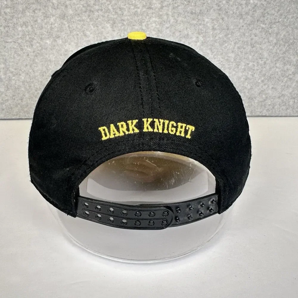 Batman The Dark Knight Hat Cap Youth Snapback Yellow‎ Black
